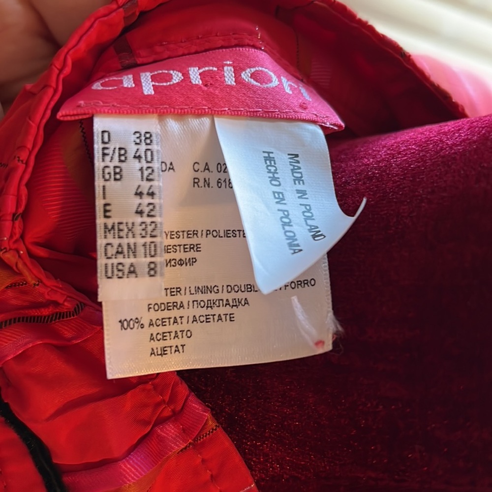 Dress Red jacket - Picture 5 of 6